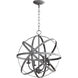 Celeste 4 Light 19 inch Zinc Chandelier Ceiling Light