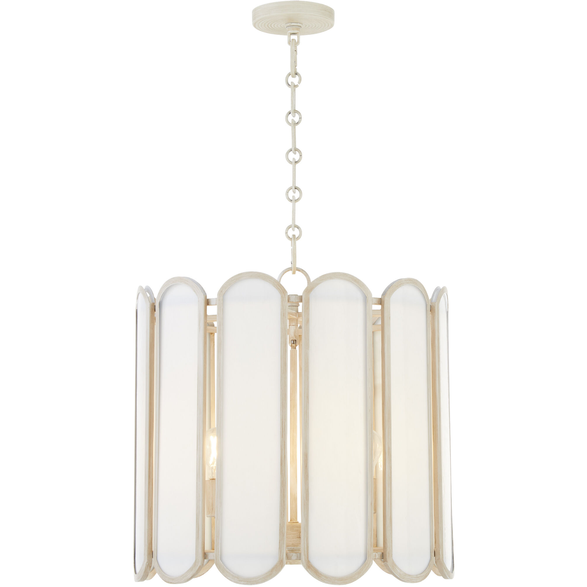 Belleview 4 Light 19.5 inch Washed Oak Pendant Ceiling Light