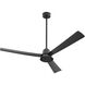 Esquire 58 inch Matte Black Patio Fan