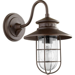 Moriarty 1 Light 13 inch Oiled Bronze Outdoor Wall Lantern, Small