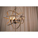 Fort Worth 5 Light 25 inch Noir with Driftwood Pendant Ceiling Light