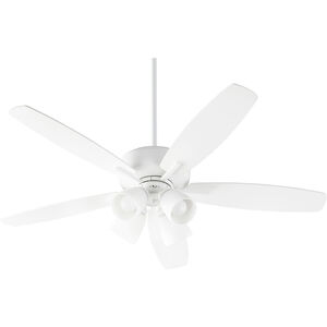Breeze 52 inch Studio White Indoor Ceiling Fan