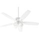 Breeze 52 inch Studio White Indoor Ceiling Fan