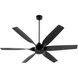 Kimbo 60 inch Matte Black with Colonial Black Blades Patio Fan