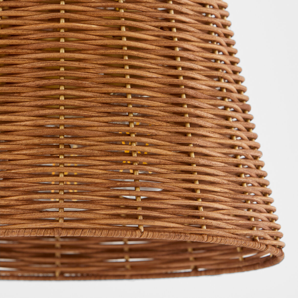 Wicker 3 Light 13 inch Aged Brass Semi-Flush Mount Ceiling Light