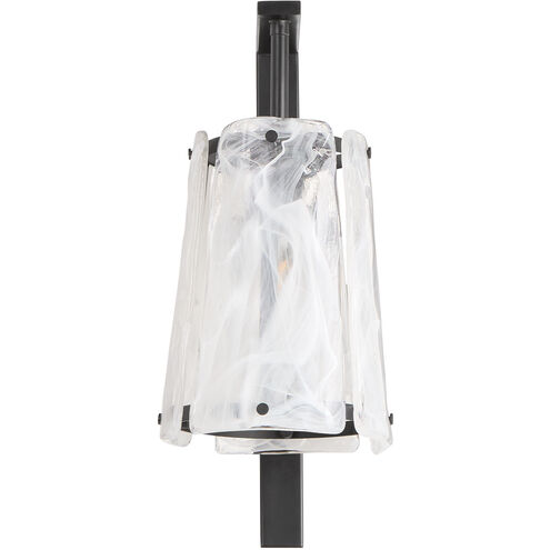 Prestige 1 Light 6.25 inch Matte Black Wall Mount Wall Light