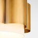 Belinder 4 Light 22 inch Non-Lacquered Brass Pendant Ceiling Light