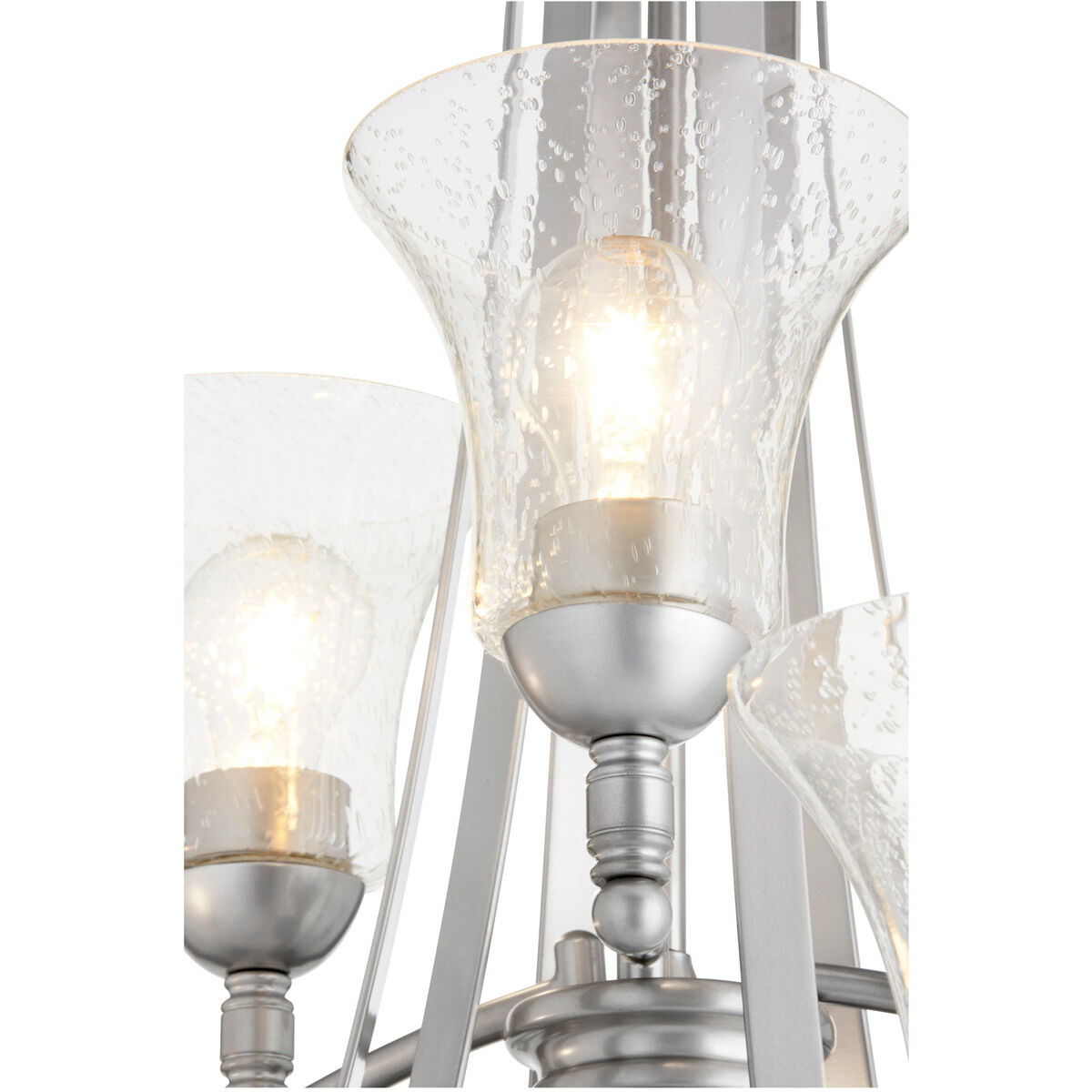 Aspen 9 Light 30 inch Classic Nickel Chandelier Ceiling Light