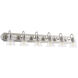 Fort Worth 6 Light 48 inch Satin Nickel Vanity Light Wall Light, Quorum Home
