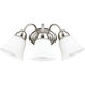 Fort Worth 3 Light 16.5 inch Satin Nickel Wall Sconce Wall Light