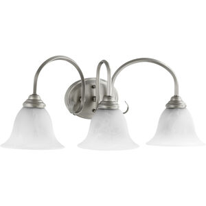 Spencer 3 Light 25 inch Classic Nickel Vanity Light Wall Light