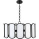 Belleview 5 Light 25 inch Matte Black Pendant Ceiling Light