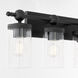 Lee Boulevard 4 Light 29.5 inch Matte Black Vanity Light Wall Light