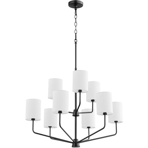 Harmony 9 Light 30 inch Matte Black Chandelier Ceiling Light