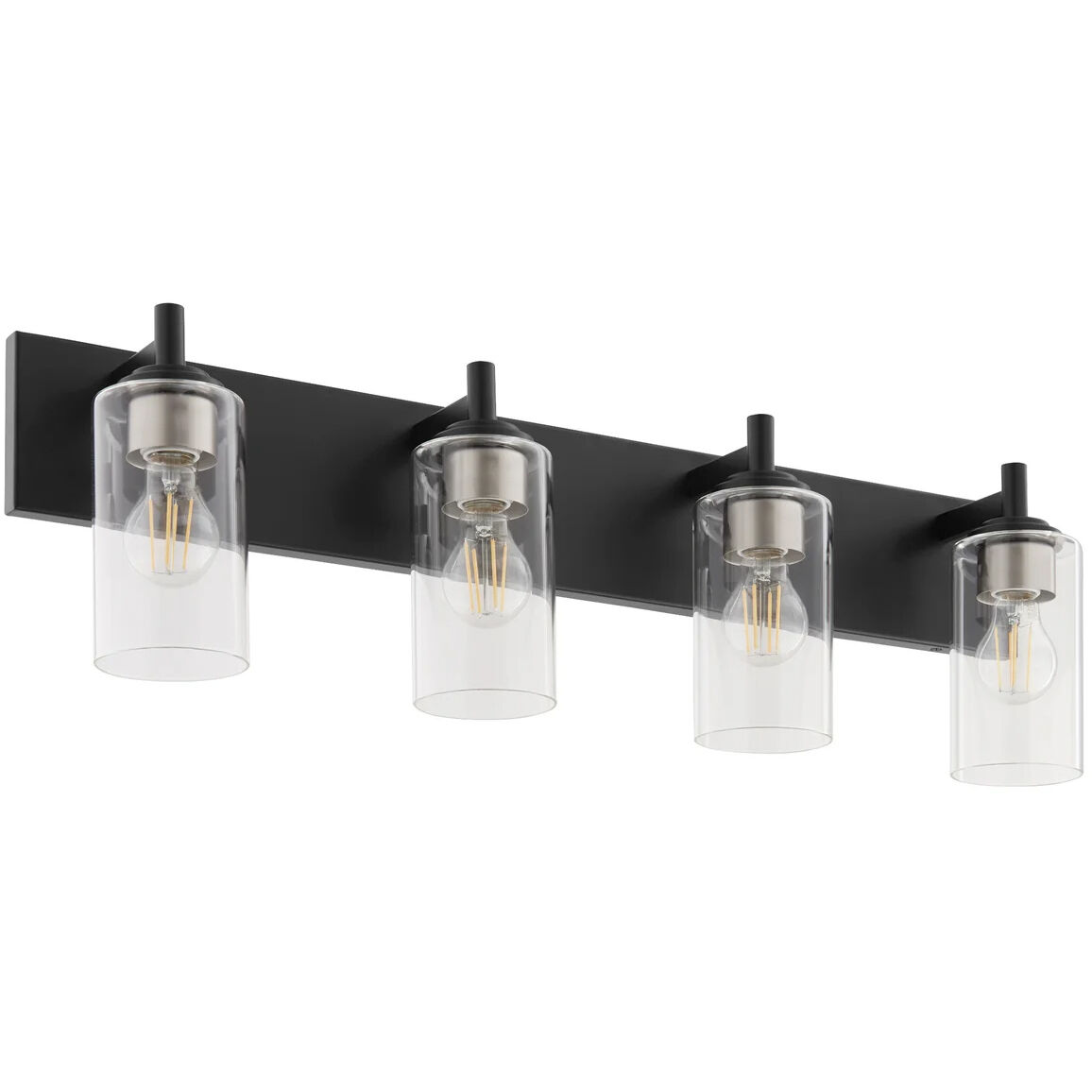 Black vanity bathroom light on sale