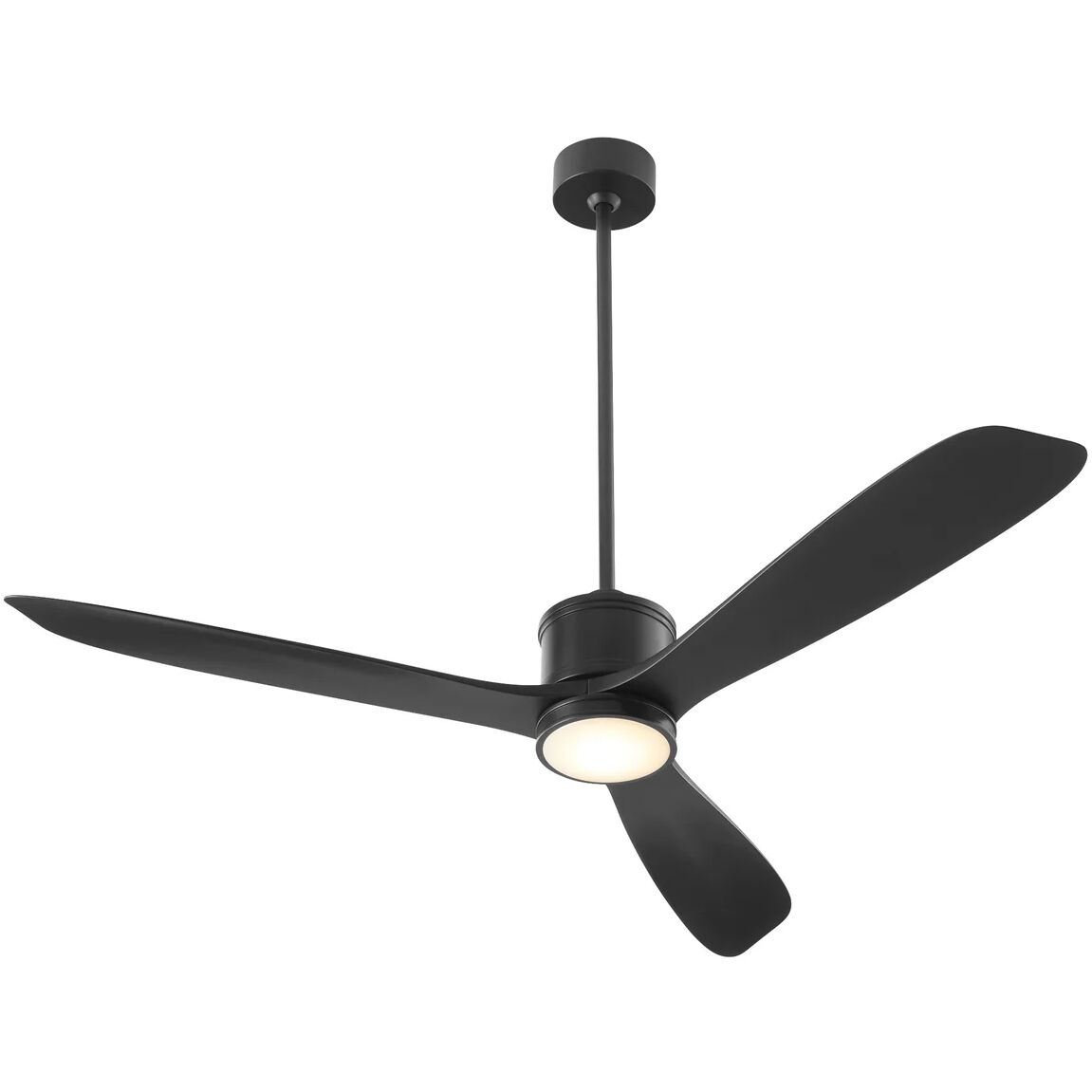 Portland 58 inch Matte Black Patio Fan
