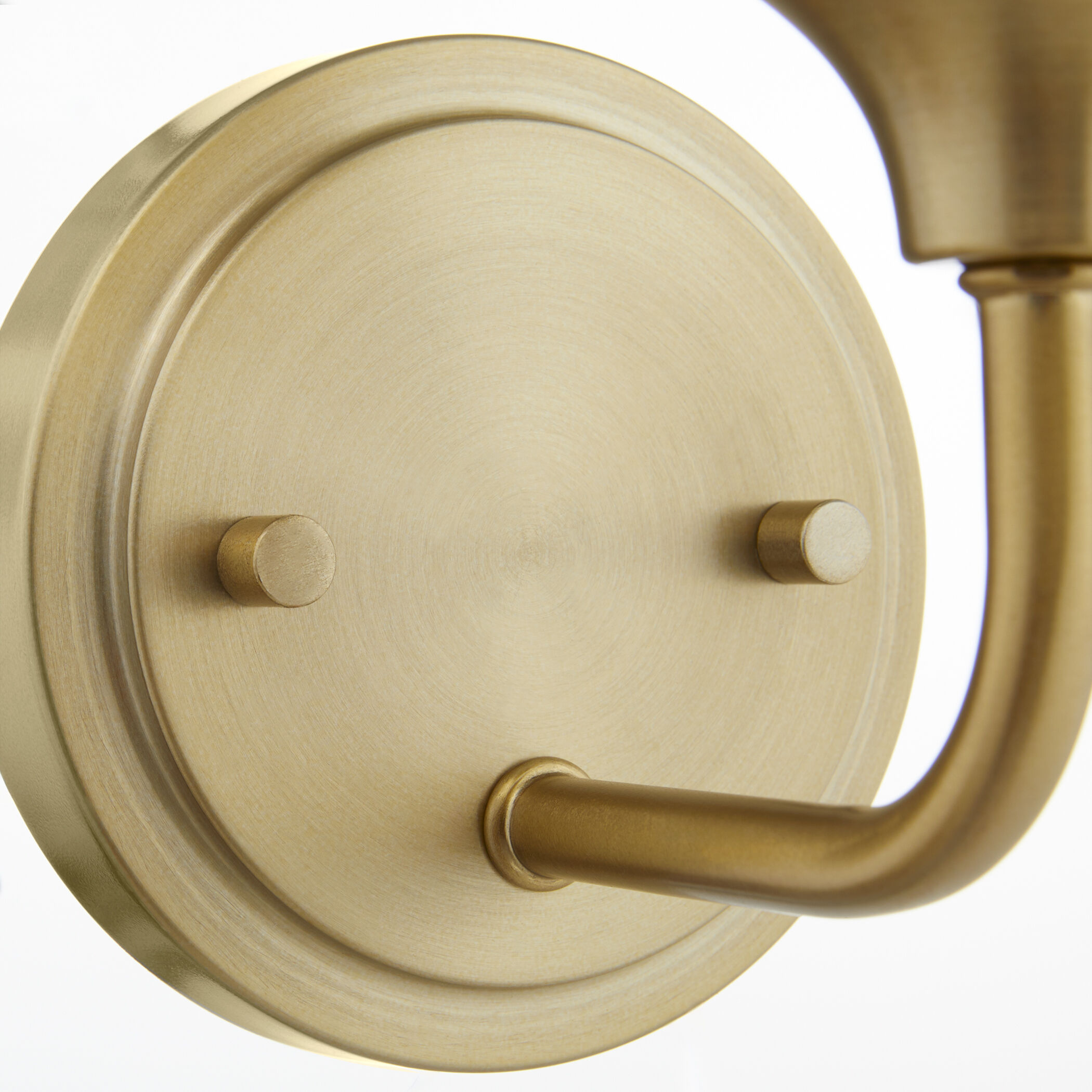 Raymond Wall Mount Wall Light in Aged Brass