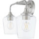 Raymond 2 Light 16 inch Satin Nickel Vanity Light Wall Light