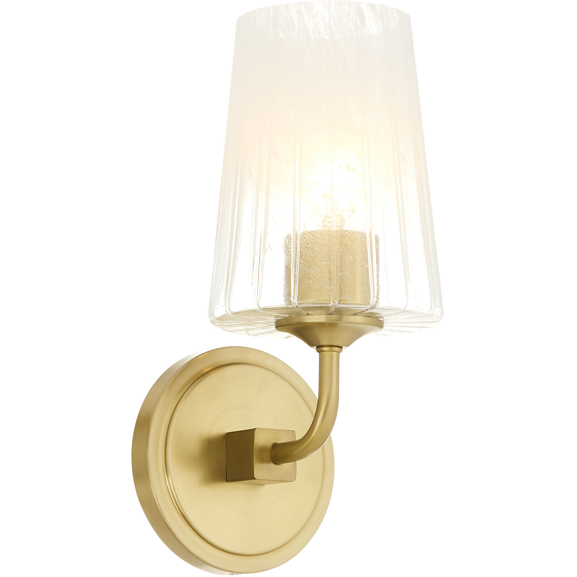 Providence Wall Mount Wall Light in Aged Brass
