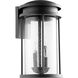 Hadley 4 Light 18.25 inch Noir Outdoor Wall Lantern