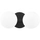 Fort Worth 2 Light 14 inch Matte Black Vanity Light Wall Light