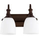 Richmond 2 Light 12.50 inch Bathroom Vanity Light