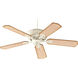 Chateaux 52 inch Persian White with Distressed Weathered Pine Blades Ceiling Fan
