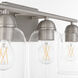 Wallinger 3 Light 21 inch Satin Nickel Vanity Light Wall Light