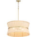 Fairview 4 Light 24.5 inch Brushed Brass Pendant Ceiling Light