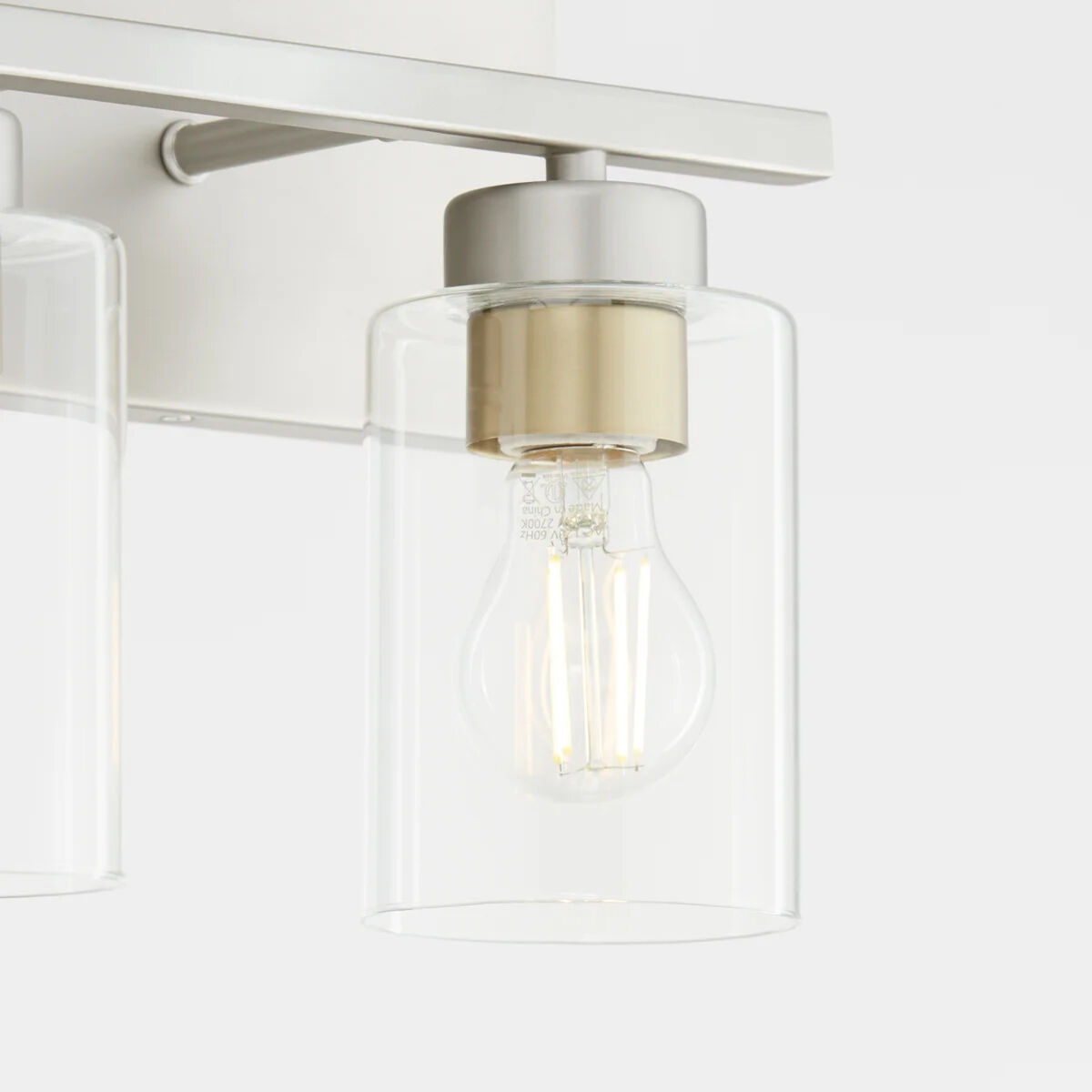 Carter 2 Light 14 inch Satin Nickel Vanity Light Wall Light