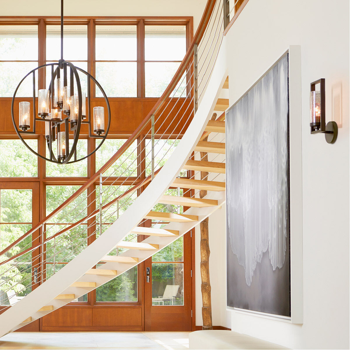 Julian 10 Light 32 inch Oiled Bronze Chandelier Ceiling Light