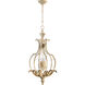 Florence 4 Light 17 inch Persian White Mini Chandelier Ceiling Light