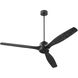 Reni 65 inch Matte Black Ceiling Fan