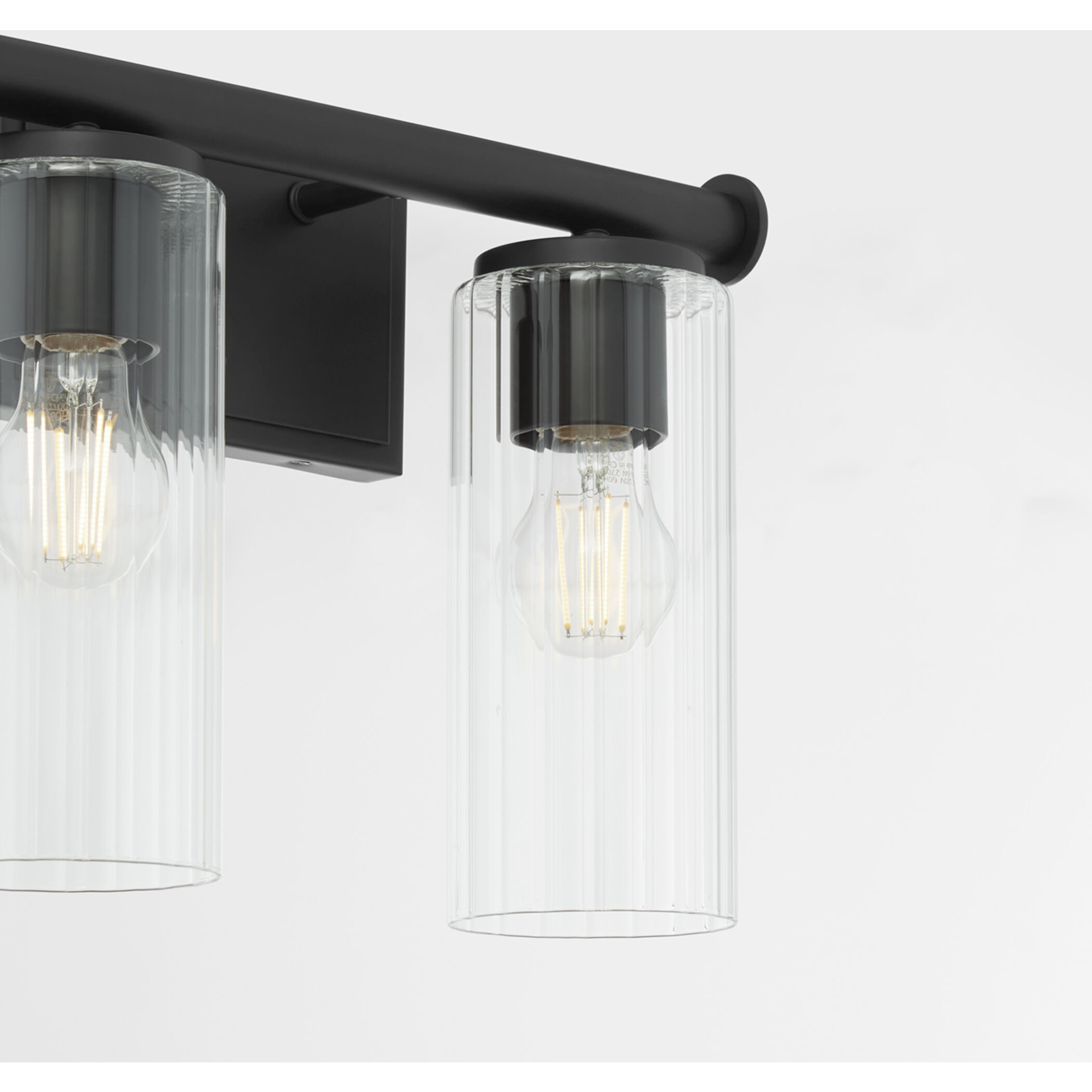 Mercier 2 Light 14.25 inch Matte Black Vanity Light Wall Light