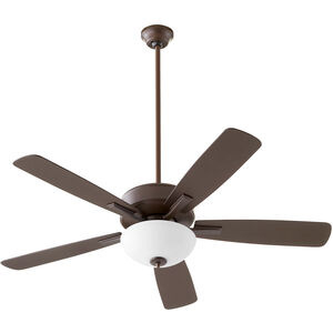Ovation 52 inch Oiled Bronze with Oiled Bronze/Weathered Oak Blades Ceiling Fan
