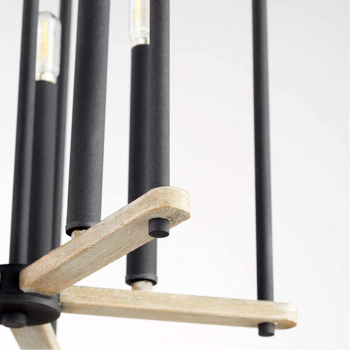 Silva 5 Light 16 inch Noir with Weathered Oak Entry Ceiling Light