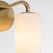 Rutherford 2 Light 13.25 inch Brushed Brass Vanity Light Wall Light