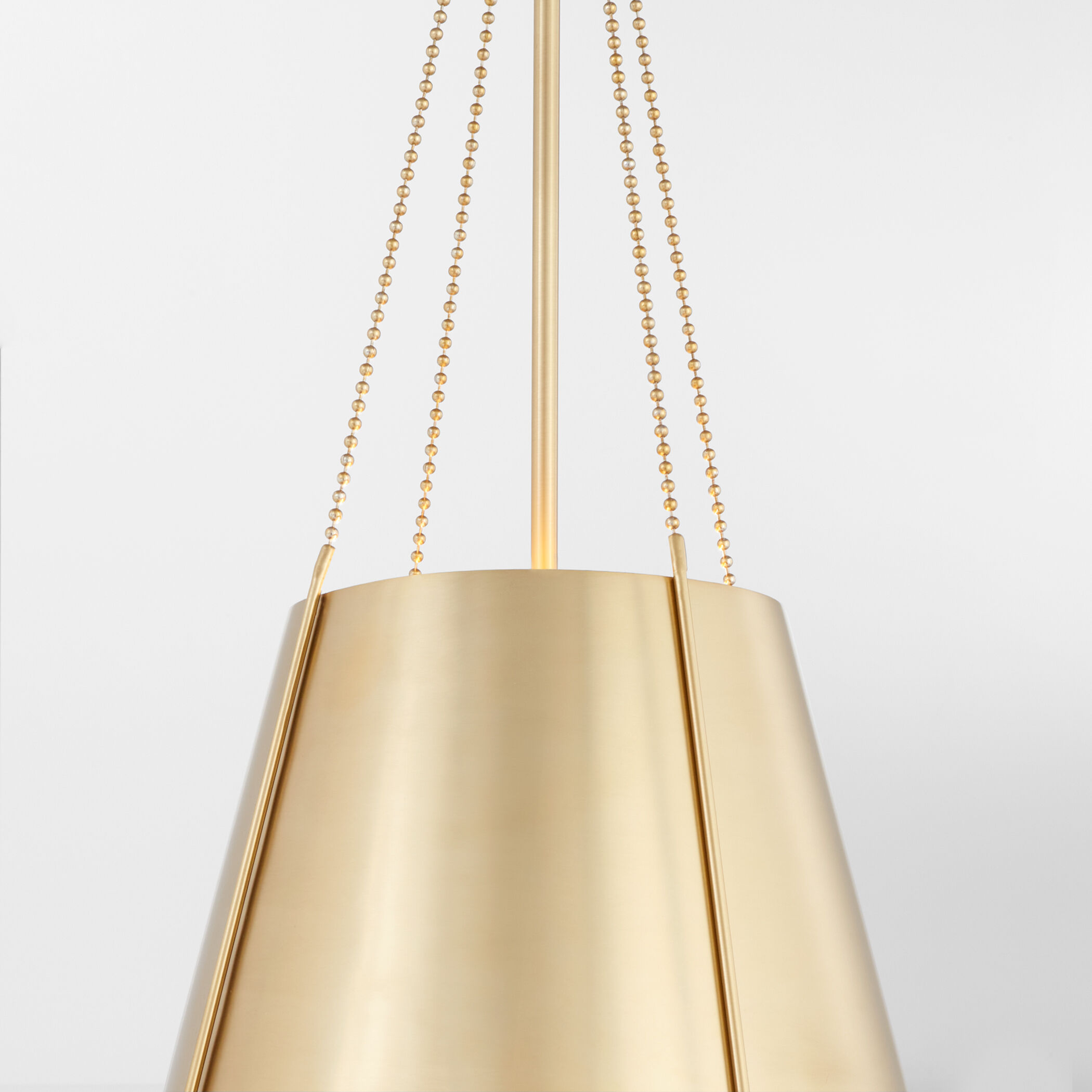 Denise 1 Light 15 inch Aged Brass Pendant Ceiling Light