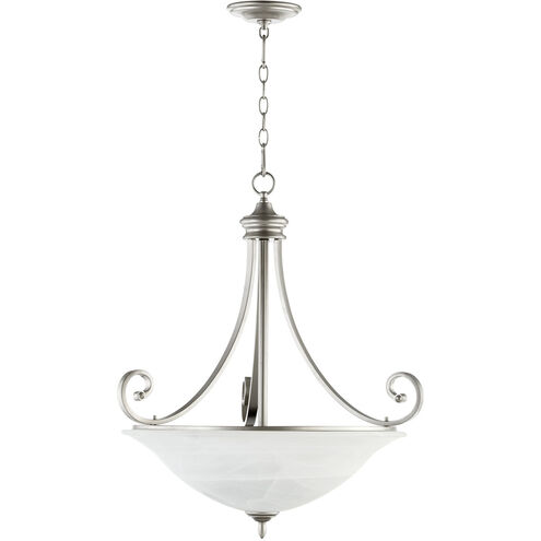 Bryant 4 Light 28 inch Classic Nickel Pendant Ceiling Light