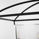 Odeon 5 Light 14 inch Matte Black Chandelier Ceiling Light