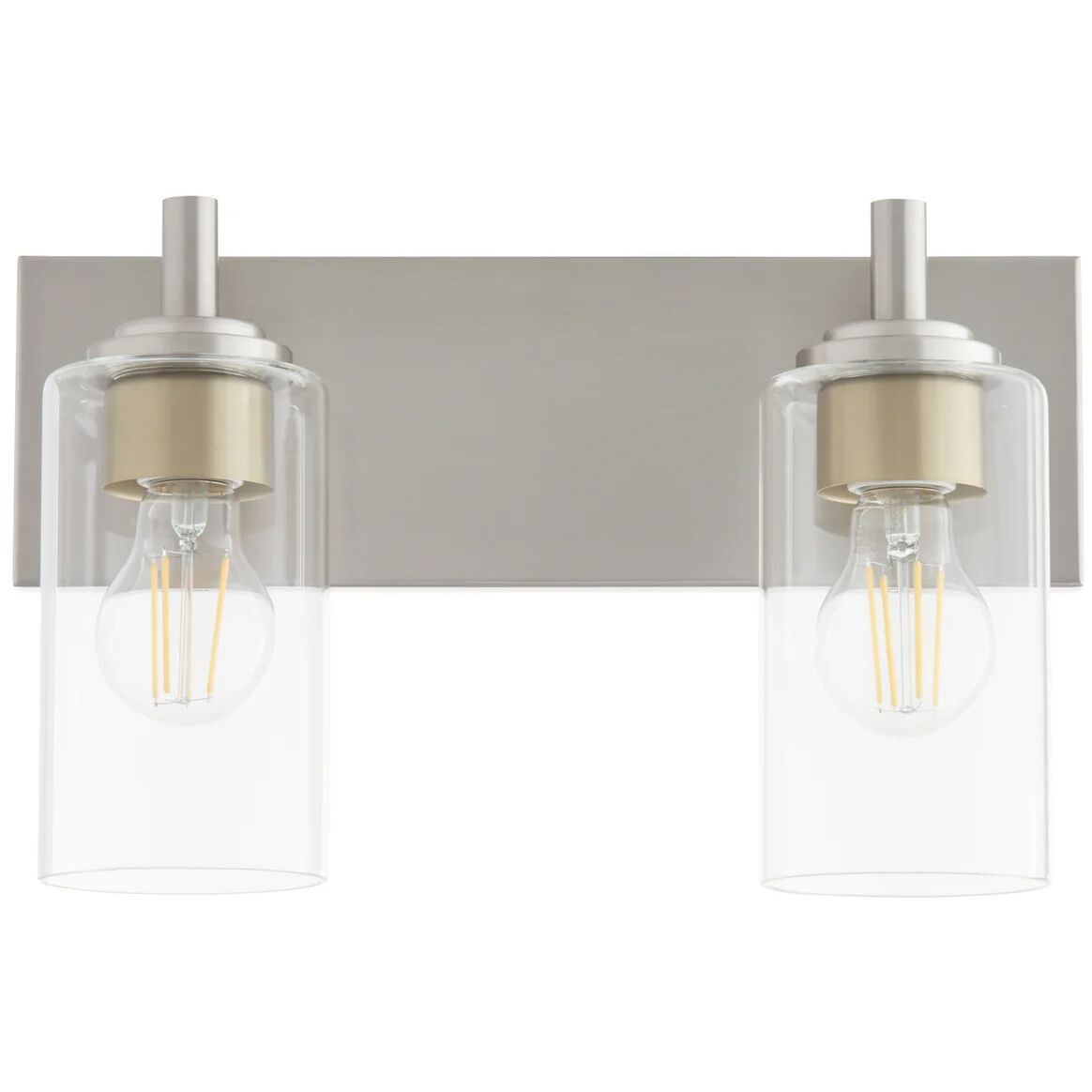 Fallstaff 2 Light 14.5 inch Satin Nickel Vanity Light Wall Light