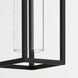 Delgado 14 inch Matte Black Outdoor Wall Lantern