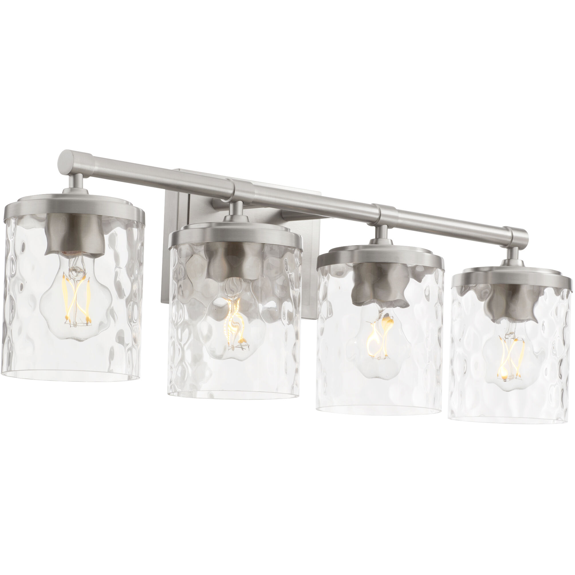 Starky 4 Light 28 inch Satin Nickel Vanity Light Wall Light