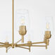 Wallinger 8 Light 32 inch Aged Brass Chandelier Ceiling Light