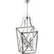 Signature 5 Light 15 inch Satin Nickel Foyer Pendant Ceiling Light