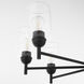 Wallinger 8 Light 32 inch Matte Black Chandelier Ceiling Light