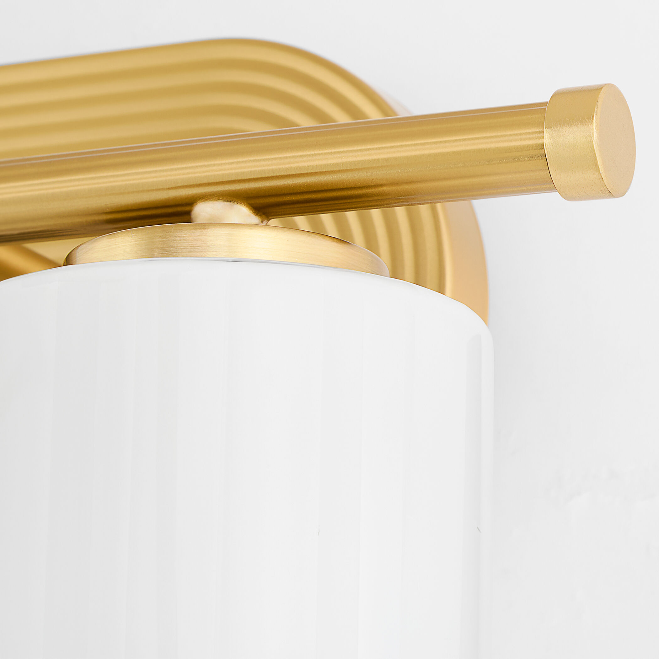 Belinder 2 Light 15 inch Aged Brass Vanity Light Wall Light