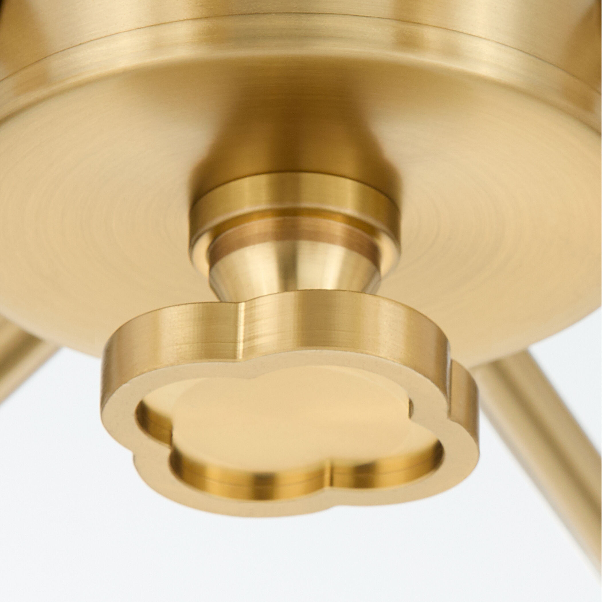 Belleview 4 Light 19.5 inch Aged Brass Pendant Ceiling Light