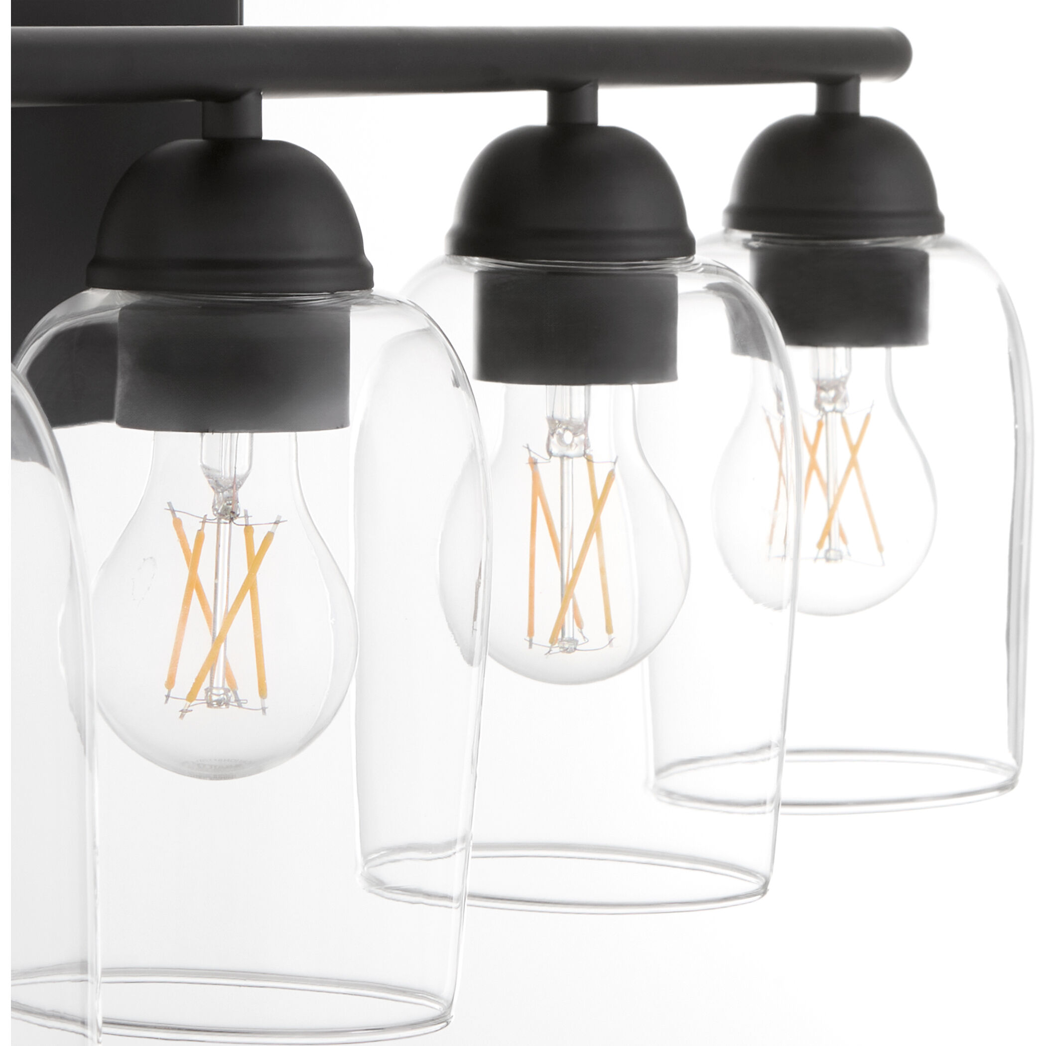 Wallinger 4 Light 30.25 inch Matte Black Vanity Light Wall Light