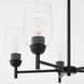 Wallinger 5 Light 24.5 inch Matte Black Chandelier Ceiling Light